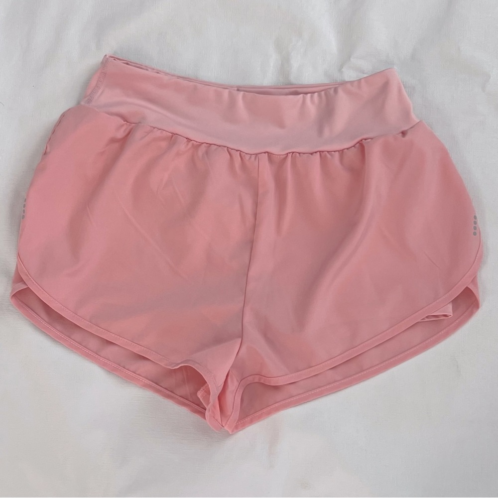 Shein Tulip Hem Pink Athletic Shorts with insert  Size M